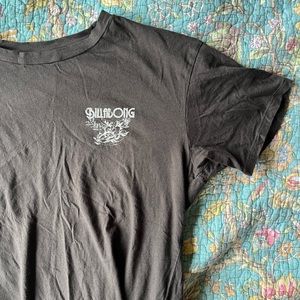 Billabong Gray Graphic Tee Shirt